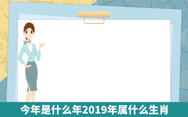 今年是什么年2019年属什么生肖