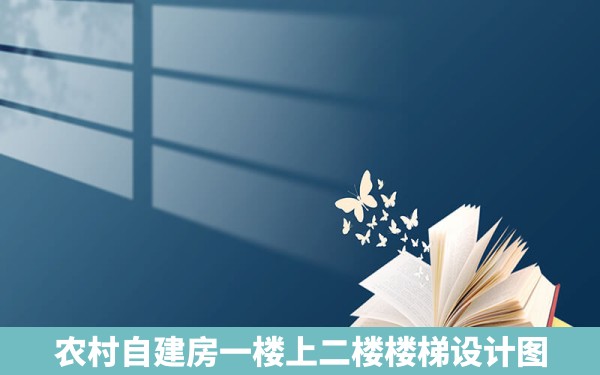 农村自建房一楼上二楼楼梯设计图