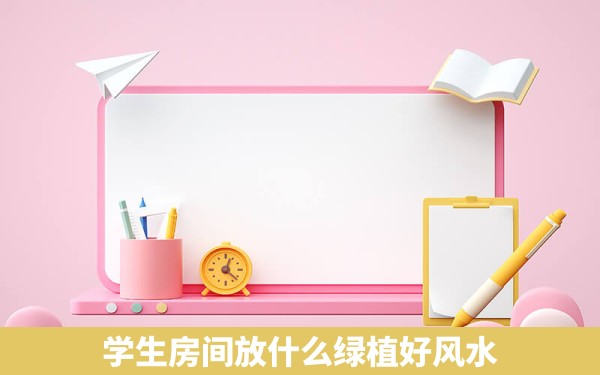 学生房间放什么绿植好风水