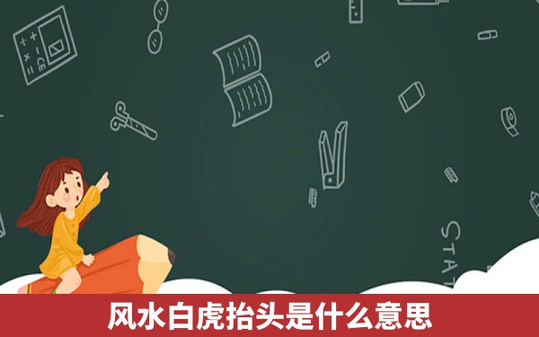 风水白虎抬头是什么意思