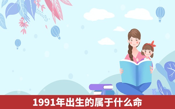 1991年出生的属于什么命