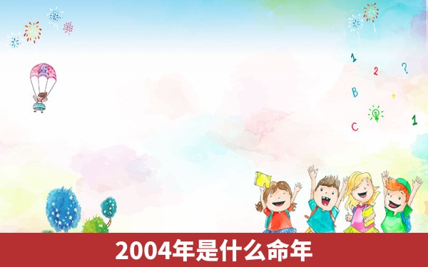 2004年是什么命年