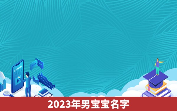 2023年男宝宝名字