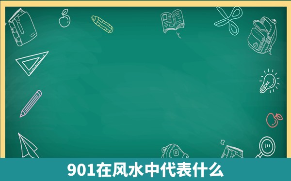 901在风水中代表什么