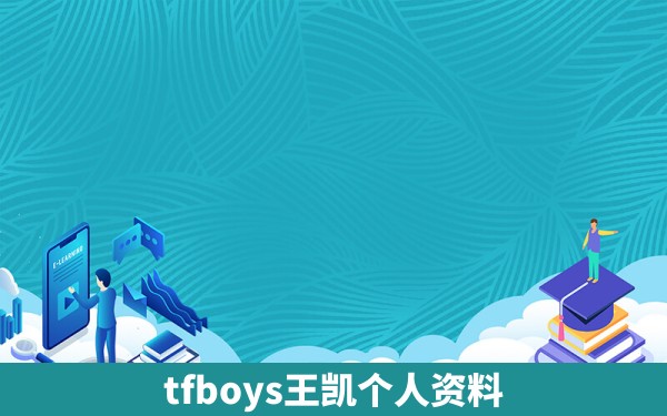 tfboys王凯个人资料