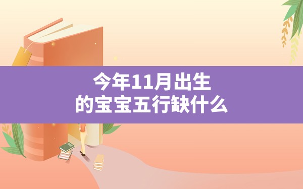 今年11月出生的宝宝五行缺什么,2019农历农历11月出生宝宝取名 - 一测网