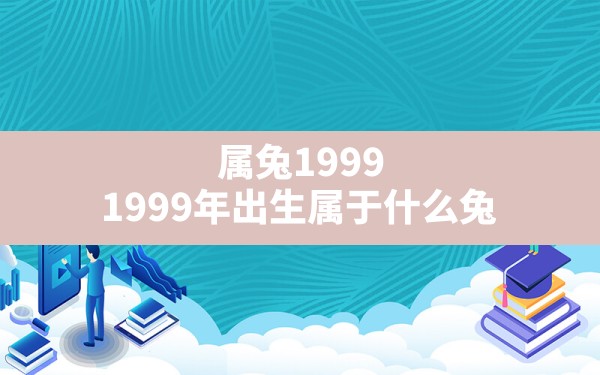 属兔1999(1999年出生属于什么兔) - 一测网