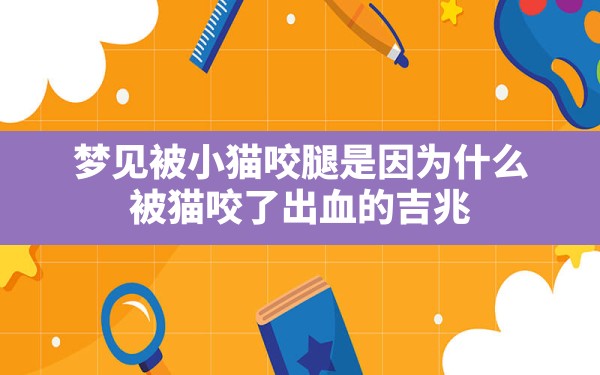 梦见被小猫咬腿是因为什么,被猫咬了出血的吉兆 - 一测网