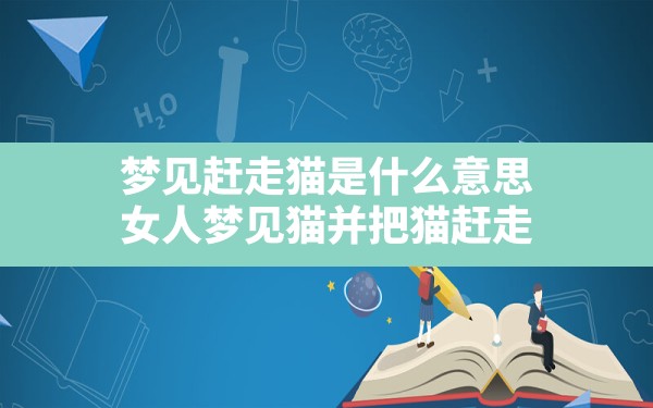 梦见赶走猫是什么意思,女人梦见猫并把猫赶走 - 一测网