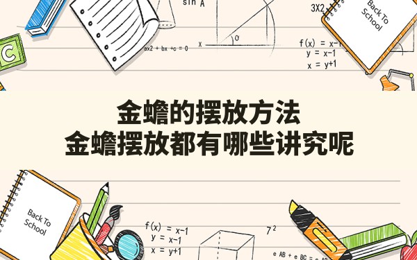 金蟾的摆放方法,金蟾摆放都有哪些讲究呢_金蟾的作用、金蟾的摆放 - 一测网