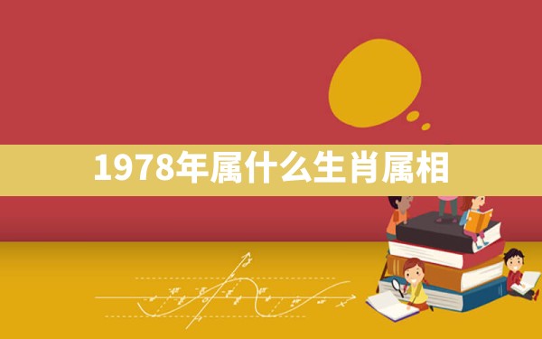 1978年属什么生肖属相 - 一测网