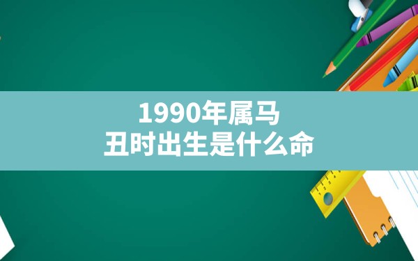 1990年属马丑时出生是什么命(90年马快天亮出生) - 一测网