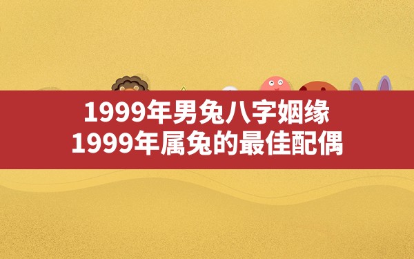 1999年男兔八字姻缘,1999年属兔的最佳配偶 - 一测网