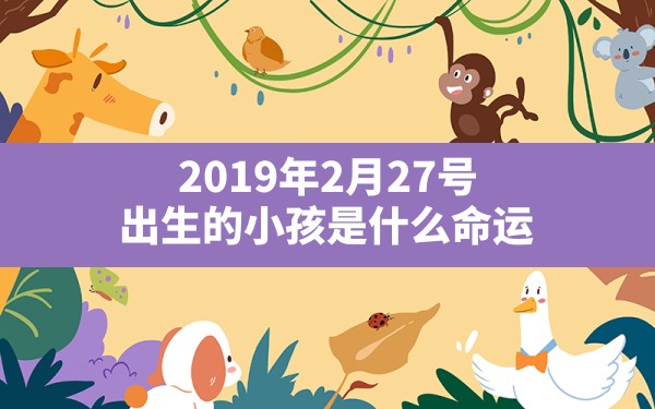 2019年2月27号出生的小孩是什么命运,2019年2月27日出生五行 - 一测网