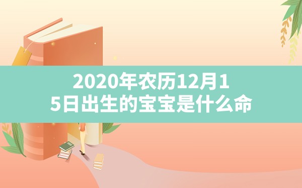 2020年农历12月15日出生的宝宝是什么命_2020年12月15日出生的人命运