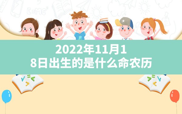 2022年11月18日出生的是什么命（农历：壬寅年十月廿五）