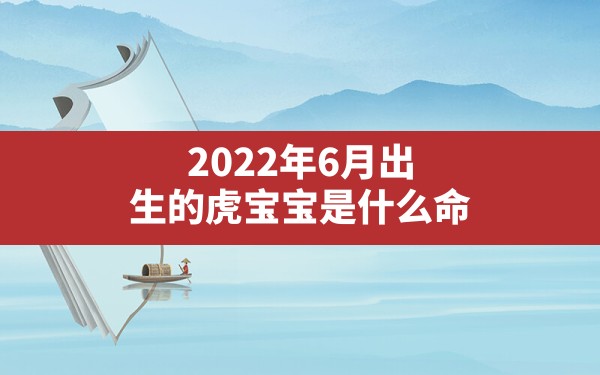 2022年6月出生的虎宝宝是什么命(五行出生壬寅乙巳水木好吗) - 一测网