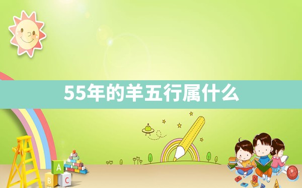 55年的羊五行属什么 - 一测网