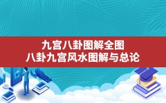 九宫八卦图解全图,八卦九宫风水图解与总论