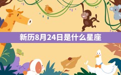 新历8月24日是什么星座