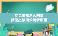 梦见出殡怎么回事(梦见出殡周公解梦原版)