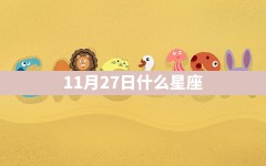 11月27日什么星座