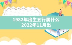 1982年出生五行属什么,2022年11月出生的虎宝宝五行缺什么