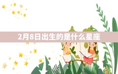 2月8日出生的是什么星座