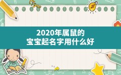 2020年属鼠的宝宝起名字用什么好,2020年属鼠的宝宝起名字精选好吗