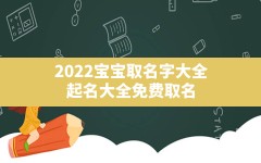 2022宝宝取名字大全,起名大全免费取名2022年女宝宝