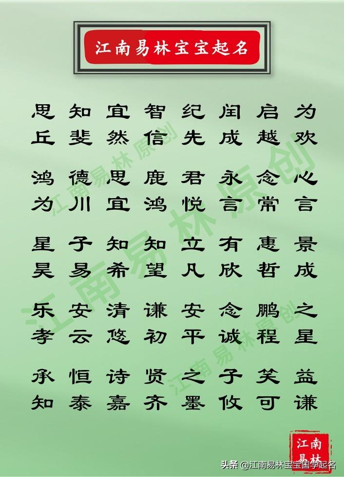 林易名字的意思